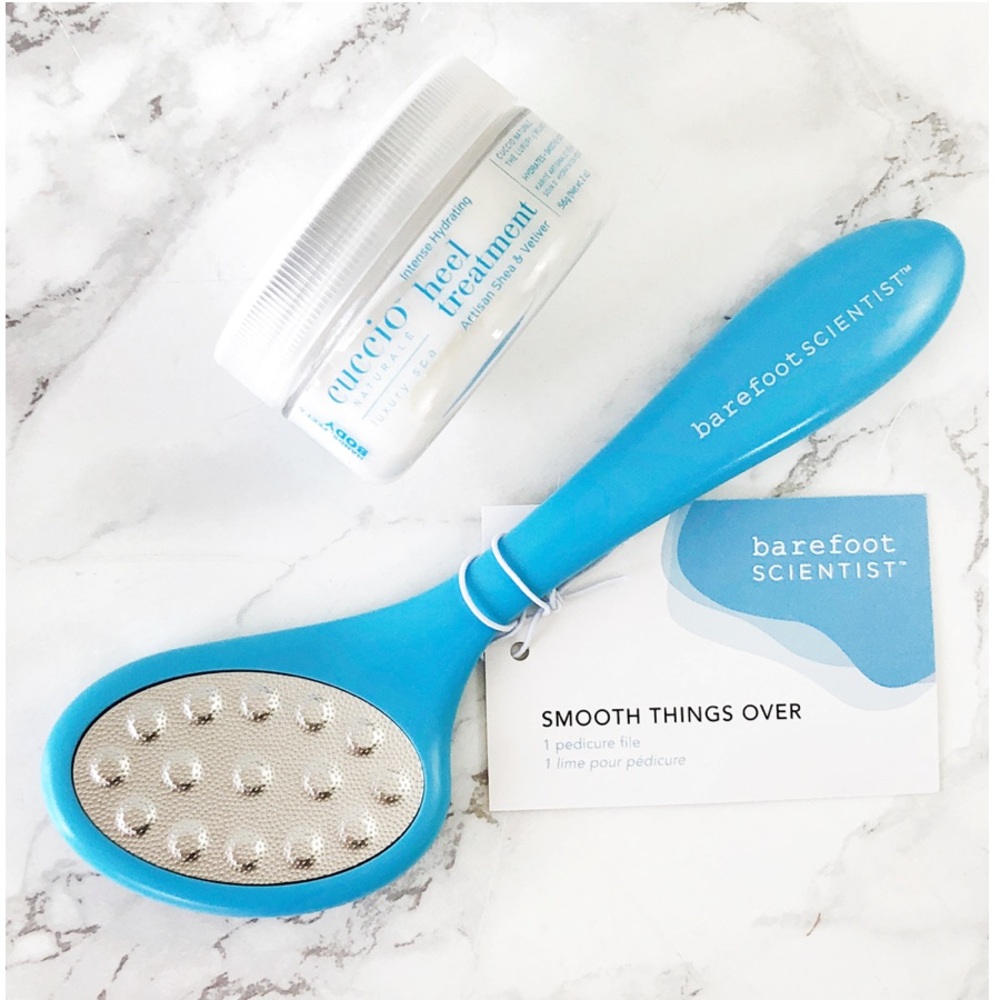 NEW  Cuccio Naturale Intense Hydrating Heel Treatment & Pedicure File